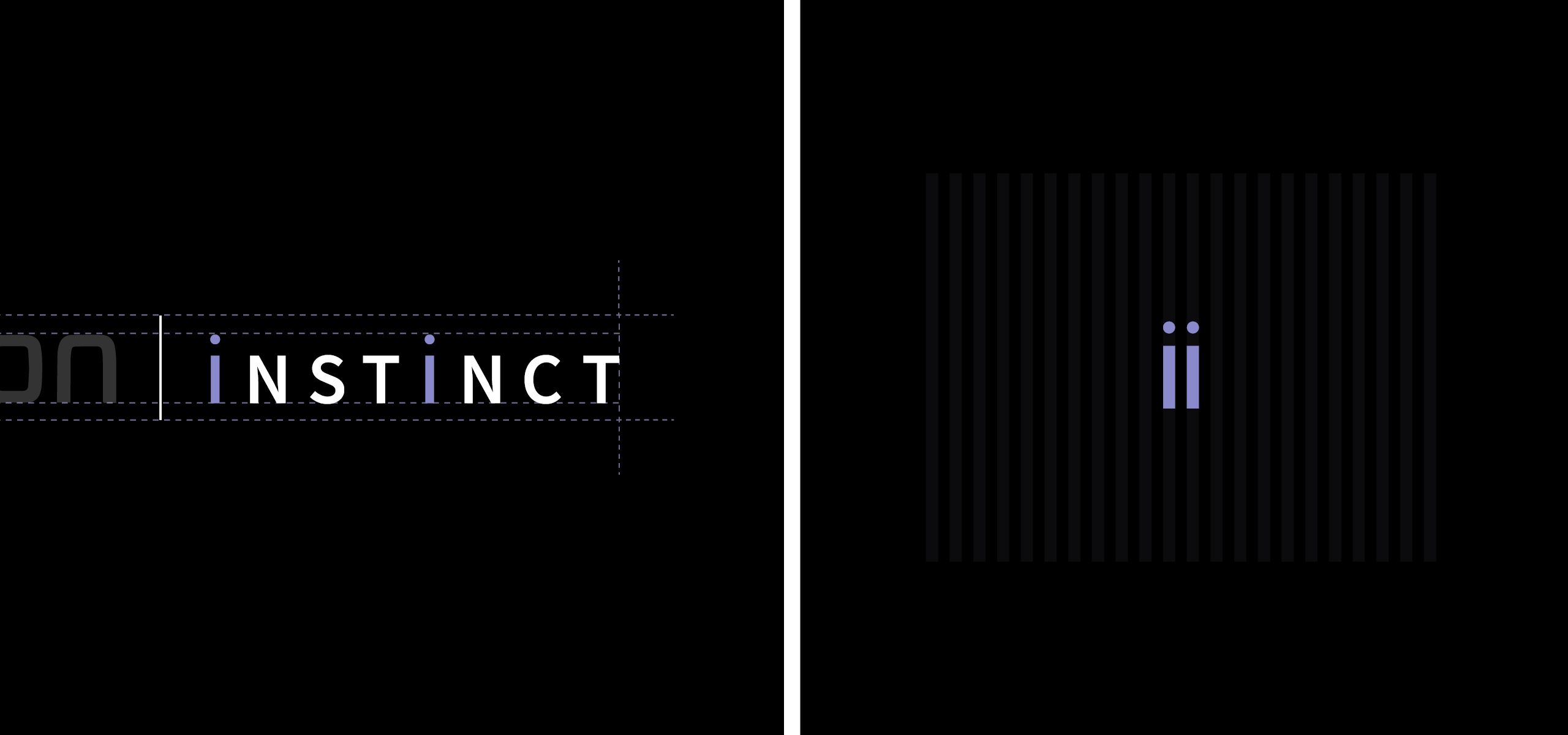 Design process outlined for Pontoon Instinct logo